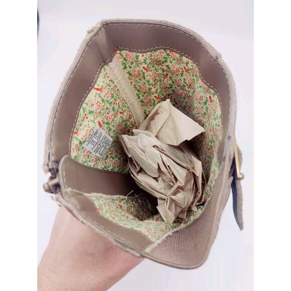 Lands End Boot Girls Size 12 RIGHT FOOT ONLY AMPUTEE! REPLACEMENT Tan Brown Shoe - Picture 4 of 5